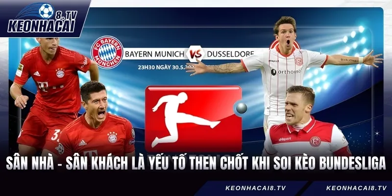 Sân nhà - Sân khách là yếu tố then chốt khi soi kèo Bundesliga